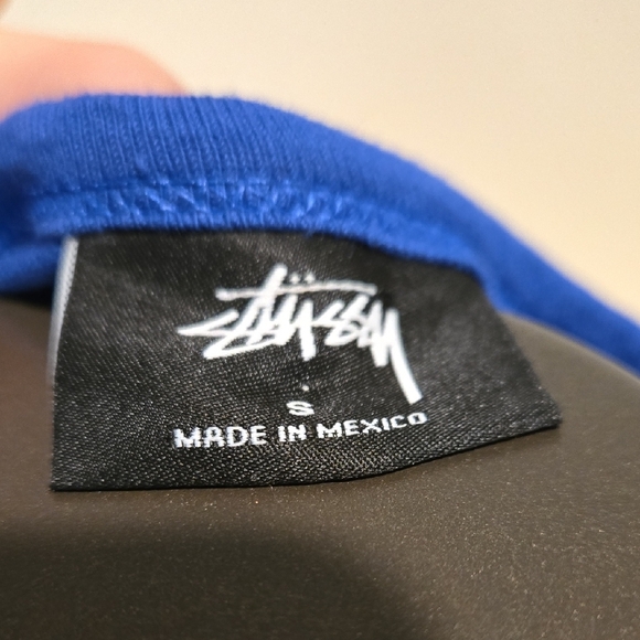 Stussy Cracked Royal Blue Tank with White Logo - Picture 2 of 5